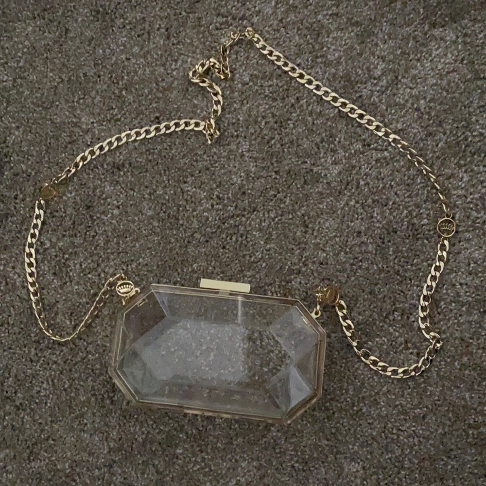 Juicy couture clear mini bag